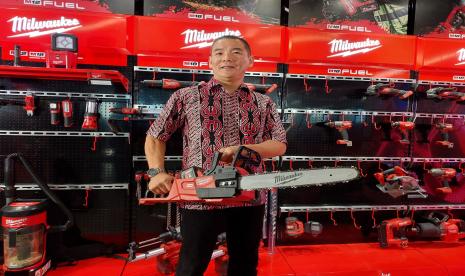 Commercial Director PT Milwaukee Tool Indonesia, Husen Kasim di Jakarta, Jumat (8/9/2023).