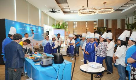 Cooking class di Pastis Restaurant Oakwood Suite Kuningan, Jakarta.