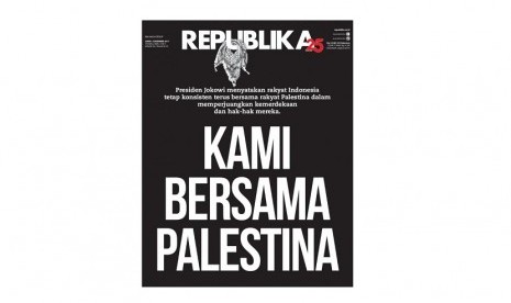 Cover Koran Republika hari ini, Jumat (8/12).