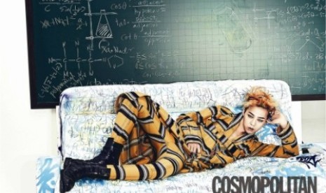 Cover terbaru G Dragon untuk Cosmopolitan