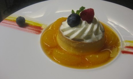 Cream caramel pudding