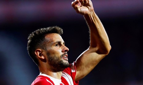 Pemain Girona Cristhian Stuani