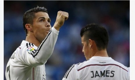 Cristiano Ronaldo dan James Rodriguez