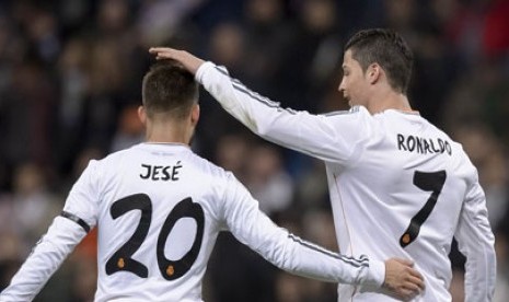 Cristiano Ronaldo dan Jese Rodriguez.