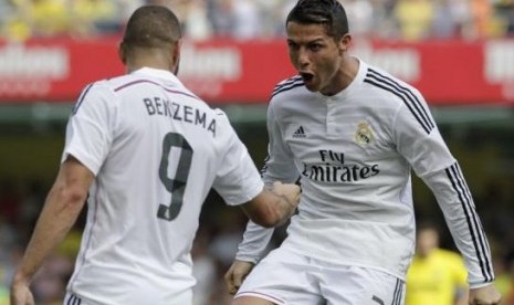 Cristiano Ronaldo dan Karim Benzema.