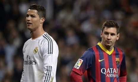 Cristiano Ronaldo dan Lionel Messi.