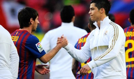 Cristiano Ronaldo dan Lionel Messi.