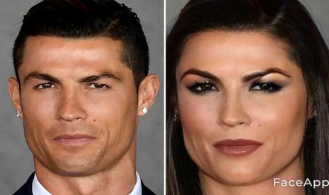 cristiano ronaldo faceapp