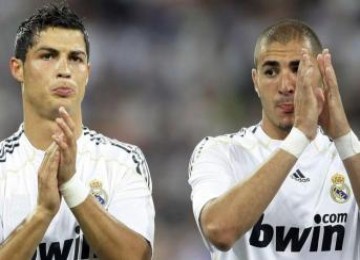 Cristiano Ronaldo dan Karim Benzema