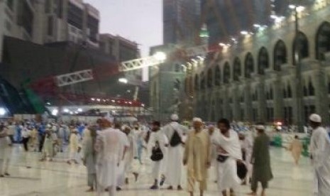 Cuaca di Makkah setelah musibah crane jatuh, Jumat (11/9)