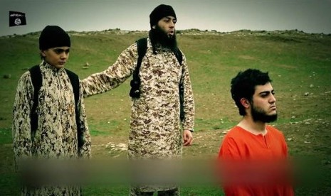 Cuplikan video ketika ISIS mengeksekusi Muhammed Musallam 