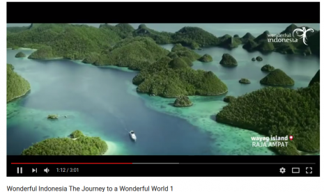 Cuplikan video Wonderful Indonesia The Journey to a Wonderful World I