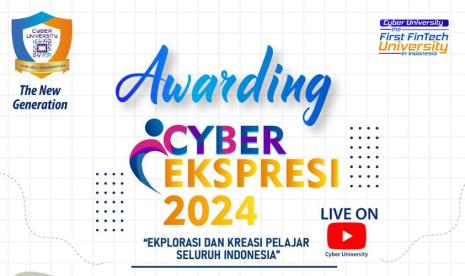 Cyber University akan menggelar acara puncak Cyber Ekspresi 2024, Sabtu (27/1/2024) mendatang.