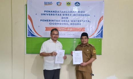 Cyber University yang dulunya bernama BRI Institute ini telah menandatangani Memorandum of Understanding (MoU) atau Nota Kesepahaman dengan Pemerintah Desa Watesjaya pada, Senin (7/8/2023).