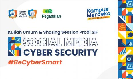 Cyber University yang semula adalah BRI Intittute bersama PT Pegadaian akan mengadakan kuliah umum dan sharing session. Kegiatan yang bertemakan ‘Social Media Cyber Security #BeCyberSmart’ ini akan diselenggarakan pada 26 Januari 2023 secara online.