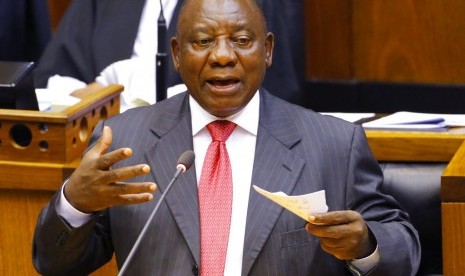 Presiden Afrika Selatan Cyril Ramaphosa