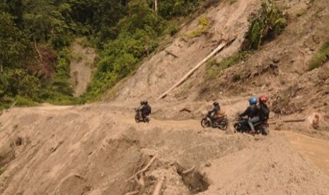 Daerah rawan longsor di garut, Jawa Barat