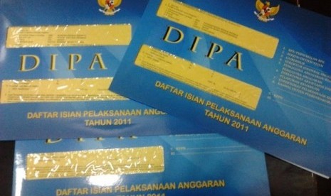 Daftar Isian Pelaksanaan Anggaran (DIPA)