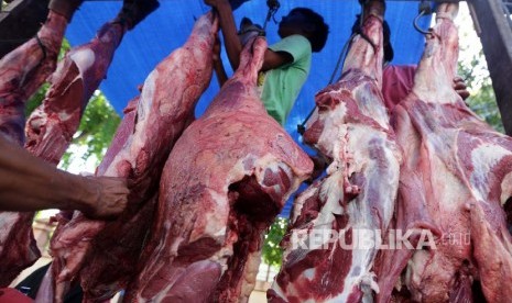 Daging kerbau (ilustrasi). Bulog menjual daging kerbau beku seharga Rp 80 ribu per kilogram di Sulawesi Utara.