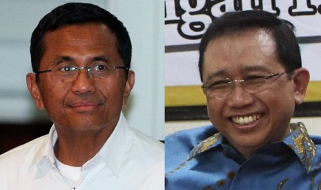 Dahlan Iskan (kiri) dan Marzuki Alie