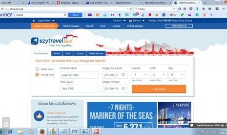 Dalam rangka hari kemerdekaan Indonesia, Ezytravel bermitra dengan LINE memberi potongan harga pembelian tiket pesawat dan hotel.