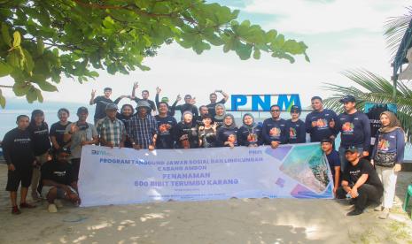 Dalam rangka memperingati Hari Sumpah Pemuda, PT Permodalan Nasional Madani (PNM) melalui cabangnya di Ambon berkolaborasi dengan generasi muda untuk melakukan konservasi terumbu karang sebagai bagian dari komitmen perusahaan terhadap pelestarian lingkungan.