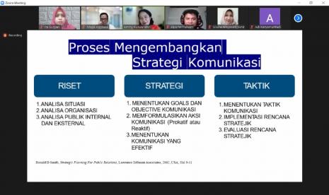 Dalam rangka meningkatkan kompetensi dosen, Prodi Hubungan Masyarakat Universitas BSI (Bina Sarana Informatika) ikuti serkom dengan skema Public Relations Officer (PRO) dan Media Relations Officer (MRO) bagi dosen di prodi Hubungan Masyarakat dan Prodi lain di lingkungan Fakultas Komunikasi dan Bahasa Universitas BSI.