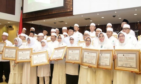 dalam Temu Tokoh Nasional IPHI bekerjasama dengan MPR RI di Gedung Nusantara V, Kompleks Parlemen Senayan, Ahad (8/7).