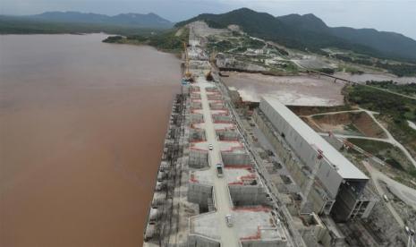 Dam raksasa Ethiopia di sungai Nil yang di masalahan Mesir dan Sudan.