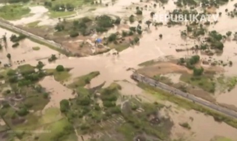 Dampak akibat serangan topan Idai di Mozambik dan Zimbabwe