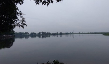 Danau alami yang disebut Situ Ciberem di Tambun, Kabupaten Bekasi