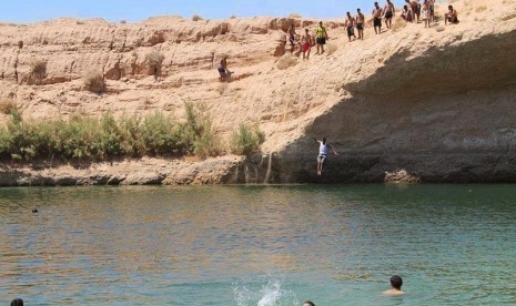 Danau misterius Lac de Gafsa, Tunisia