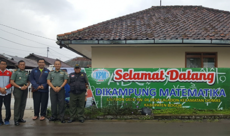 Dandim 0606 Kota Bogor mendatangi Kampung Matematika.