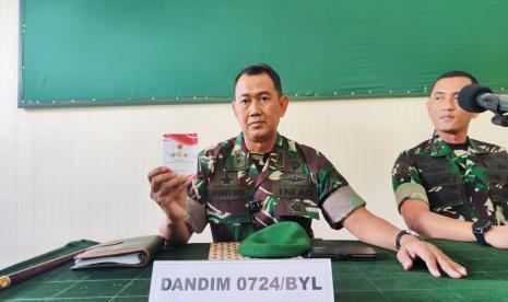 Dandim 0724/Boyolali, Letkol Inf Wiweko Wulang Widodo.