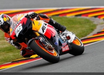 Dani Pedrosa Juarai MotoGP Jerman 2011(Repsol Honda Team) - Sirkuit Sachsenring, Jerman (Photo : www.motogp.com)