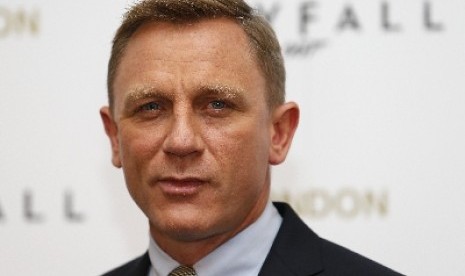 Aktor James Bond, Daniel Craig. Sampai sekarang, Craig tidak punya akun media sosial.