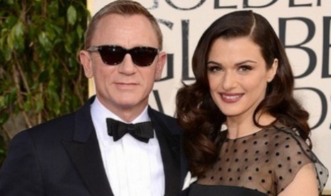 Daniel Craig dan istrinya, Rachel Weisz