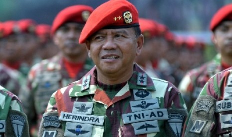 Danjen Kopassus Mayjen M Herindra.