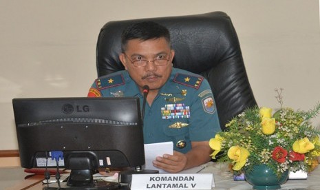 Danlantamal V, Brigadir Jenderal TNI (Mar) Rudy Andi Hamzah.