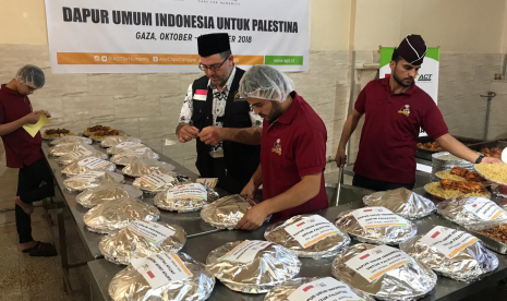 Dapur Umum Aksi Cepat Tanggap (ACT) untuk Palestina.