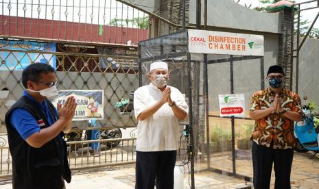 Dari target 1000 Bilik Cekal (Cegah Tangkal) Corona yang akan didistribusikan, sampai saat ini Dompet Dhuafa sudah memasang 63 Disinfection Chamber di berbagai lokasi