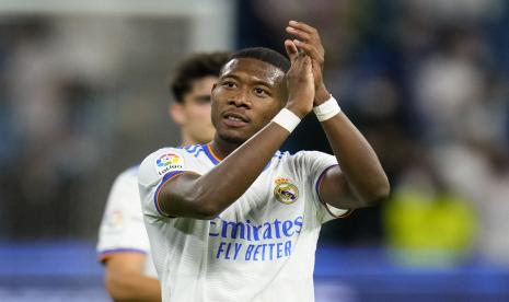 David Alaba dari Real Madrid siap turun menghadapi Real Sociedad, Ahad (6/3/2022) dini hari WIB.