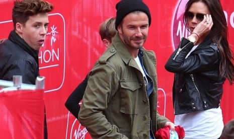 David Beckham dan keluarga