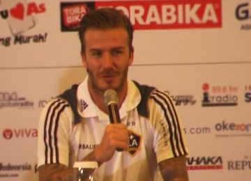 David Beckham  (Republika Online/Agung Sasongko)