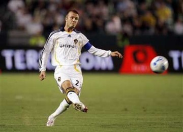 David Beckham berkostum LA Galaxy