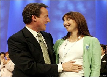 David Cameron dan istri