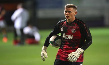 Kiper Manchester United (MU) Dean Henderson. 