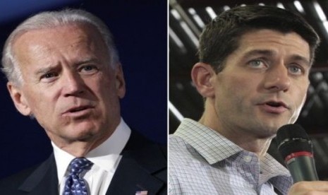 Debat Cawapres AS, Joe Biden dan Paul Ryan