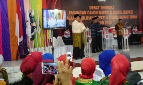 Debat kadidat calon bupati Bima.