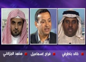 Debat tentang Osama di televisi Al-Arabiya.